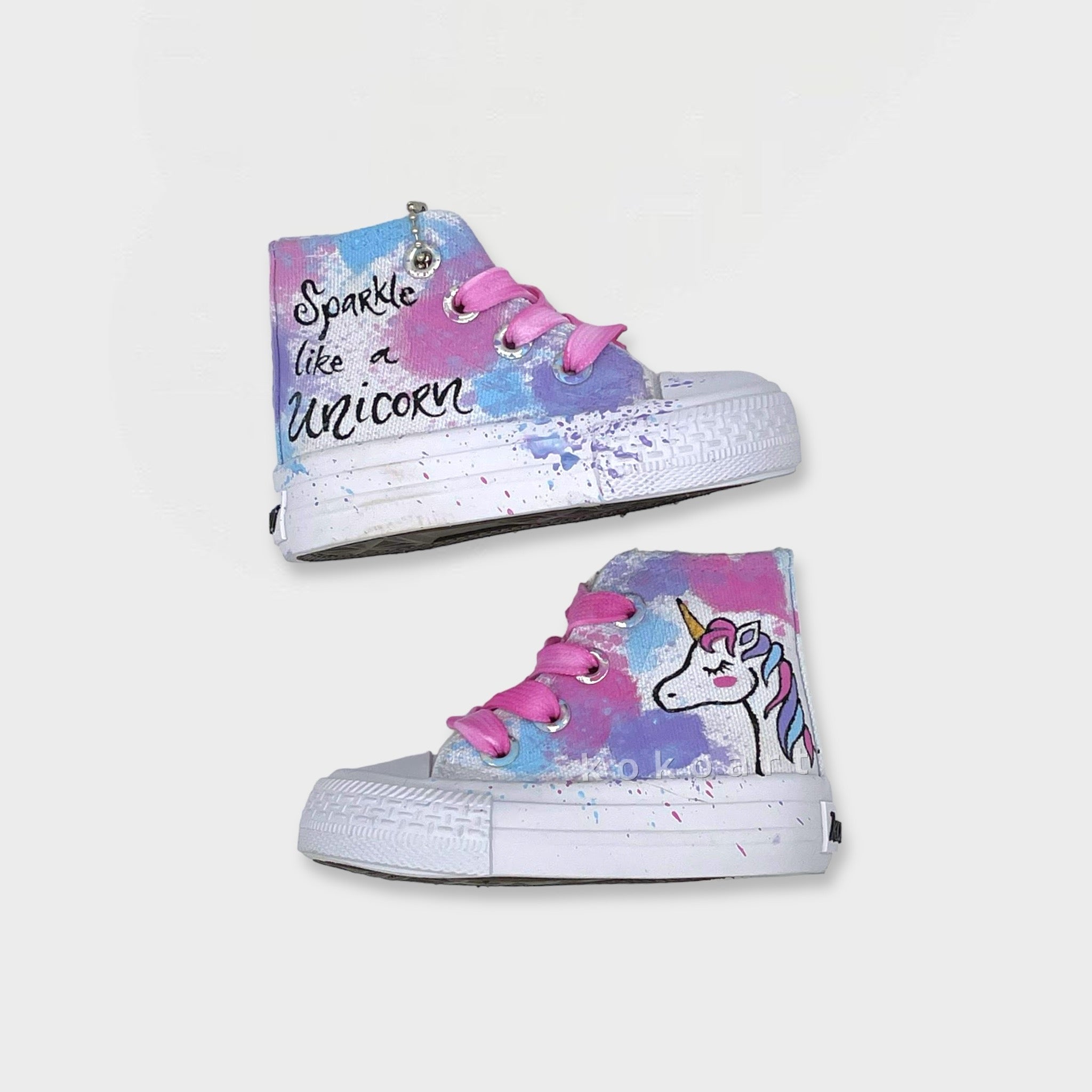 Unicorn Hand Painted Shoes