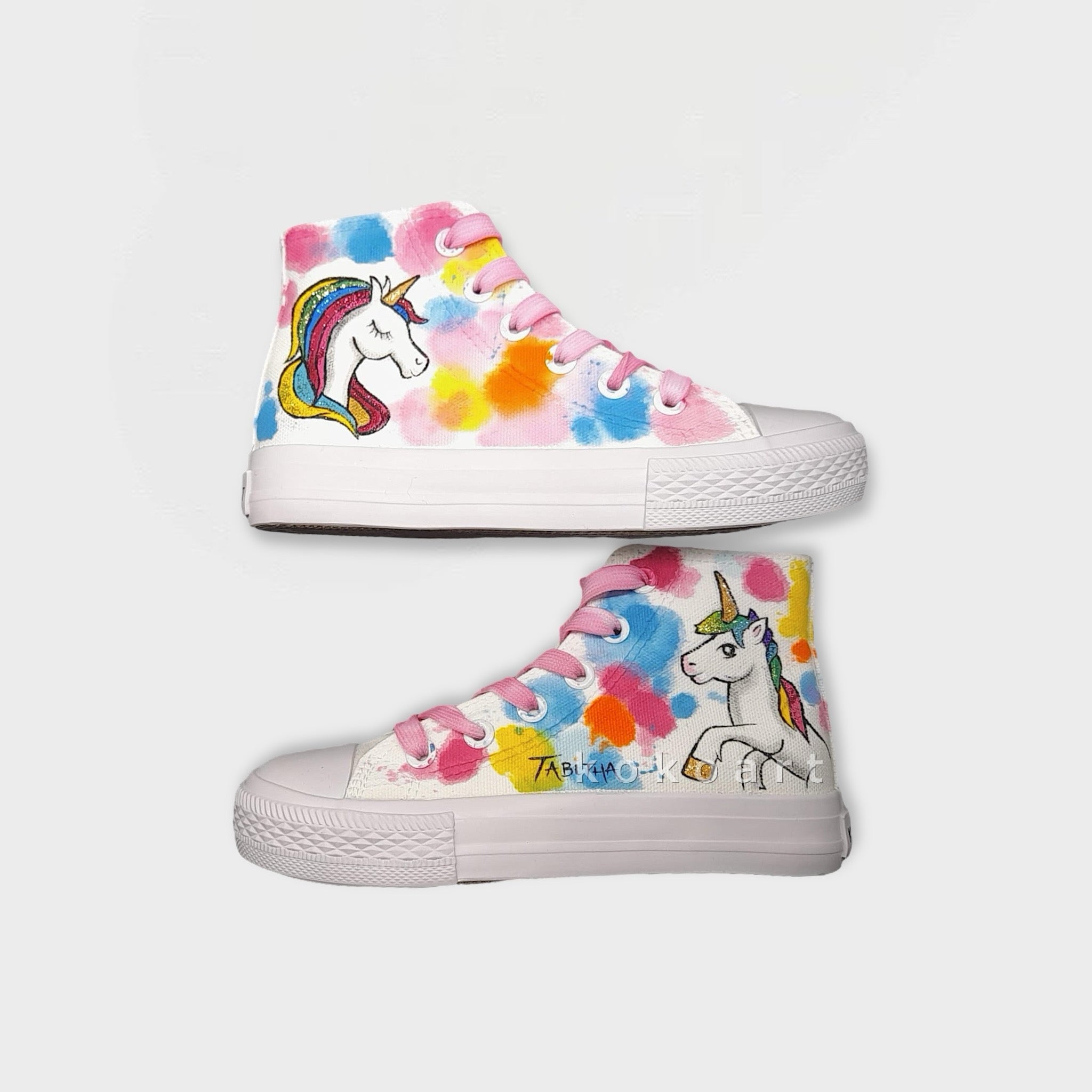 Unicorns Hand Painted Shoes