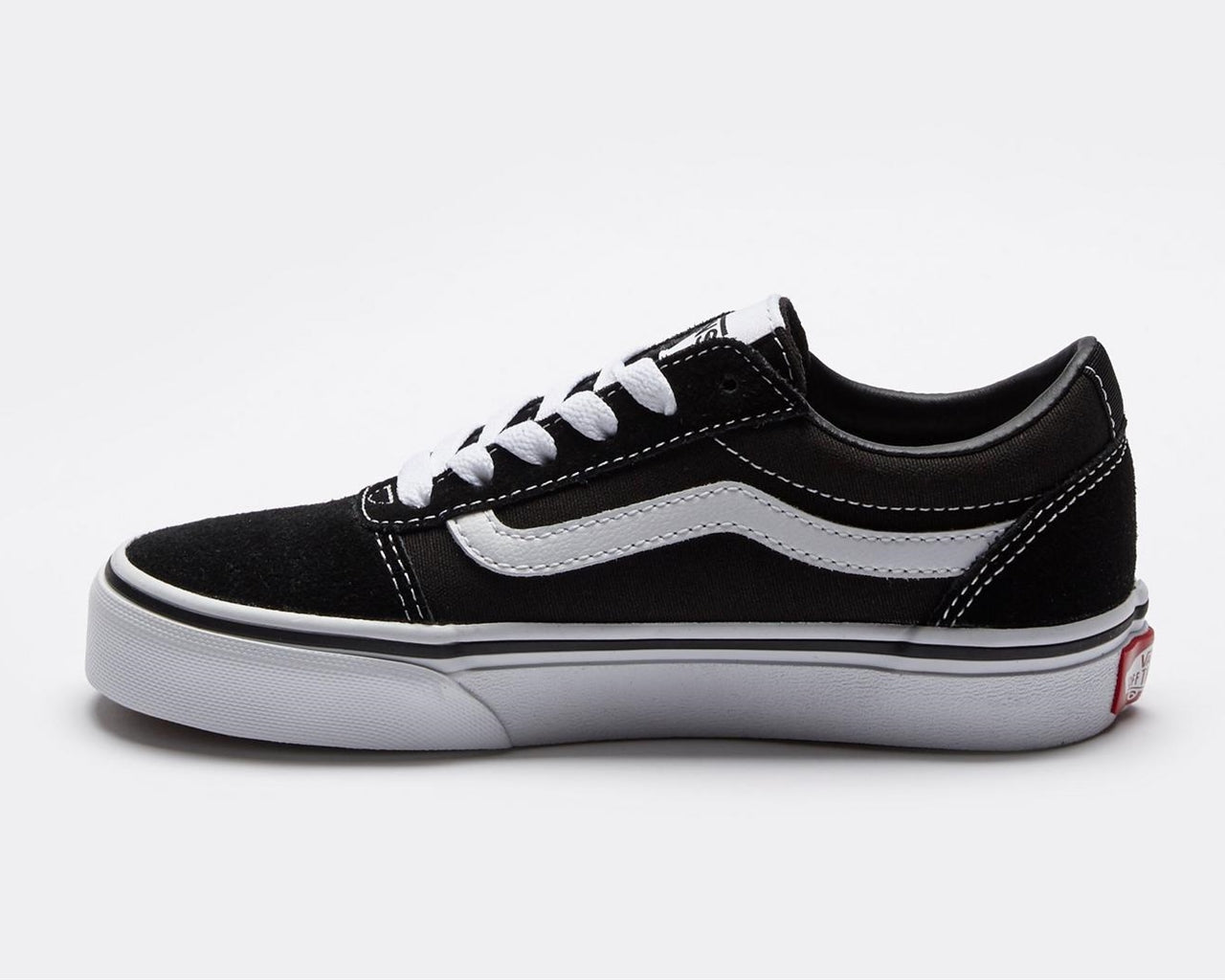 Vans Ward Suede Canvas Lace Up Trainers Black