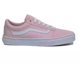 Vans Ward VN0A3TFWVUZ1 Canvas Lace Up Trainers Pink