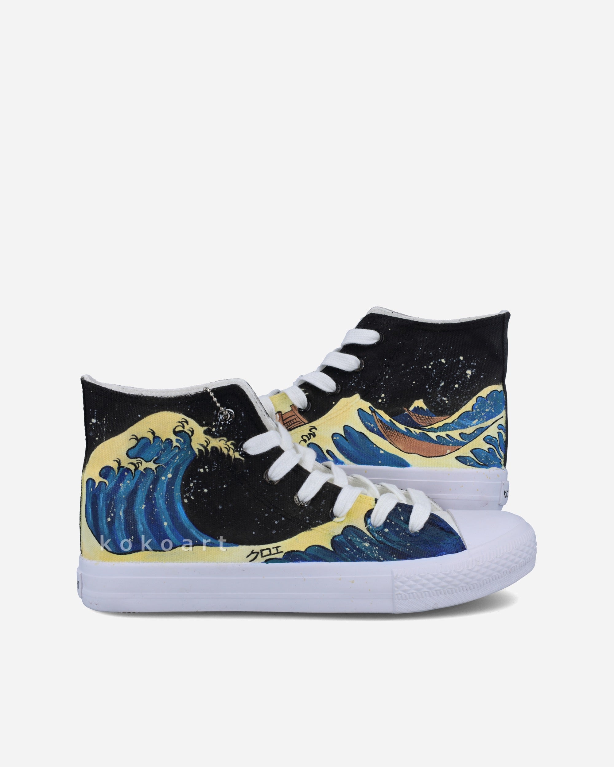 Wave Hand Painted Shoes