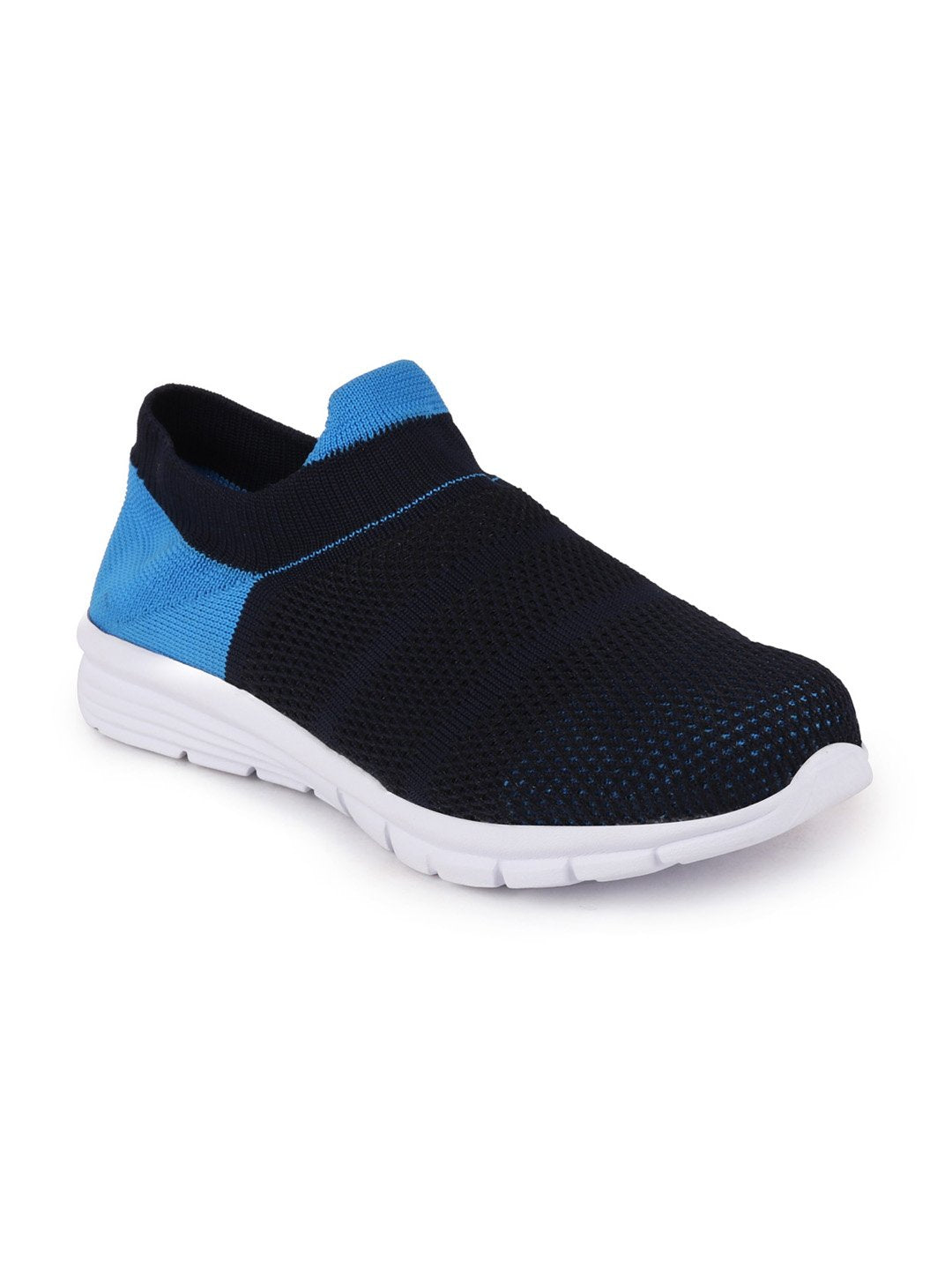 Women Blue Sports Slip-On Walking Shoes