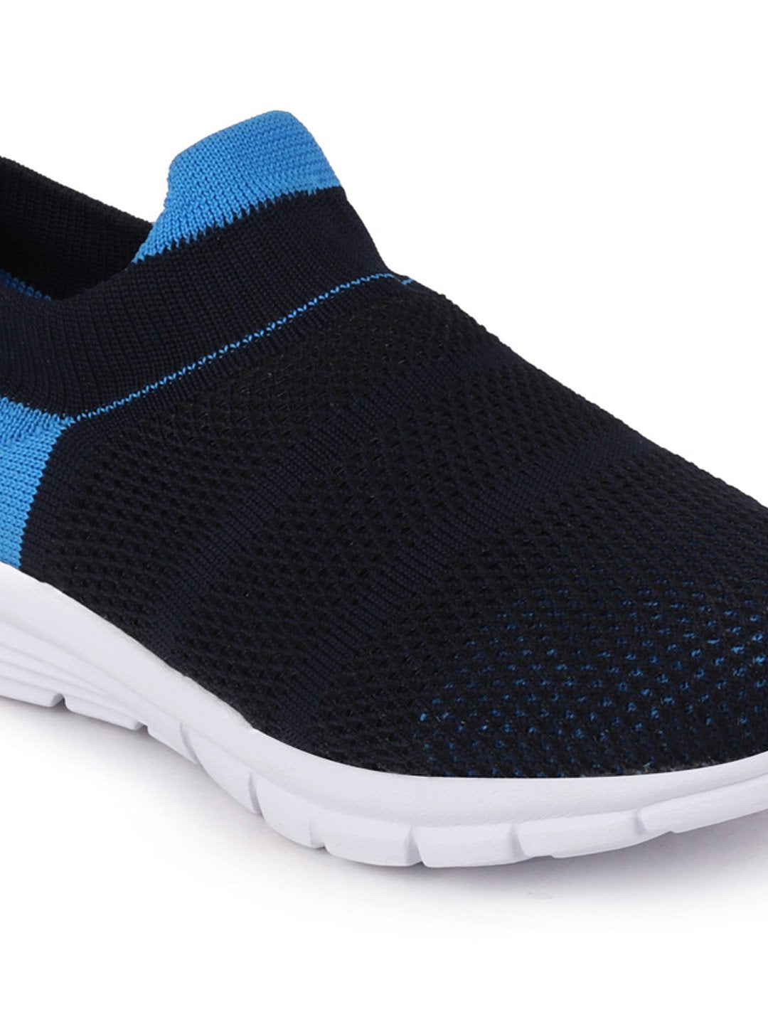 Women Blue Sports Slip-On Walking Shoes