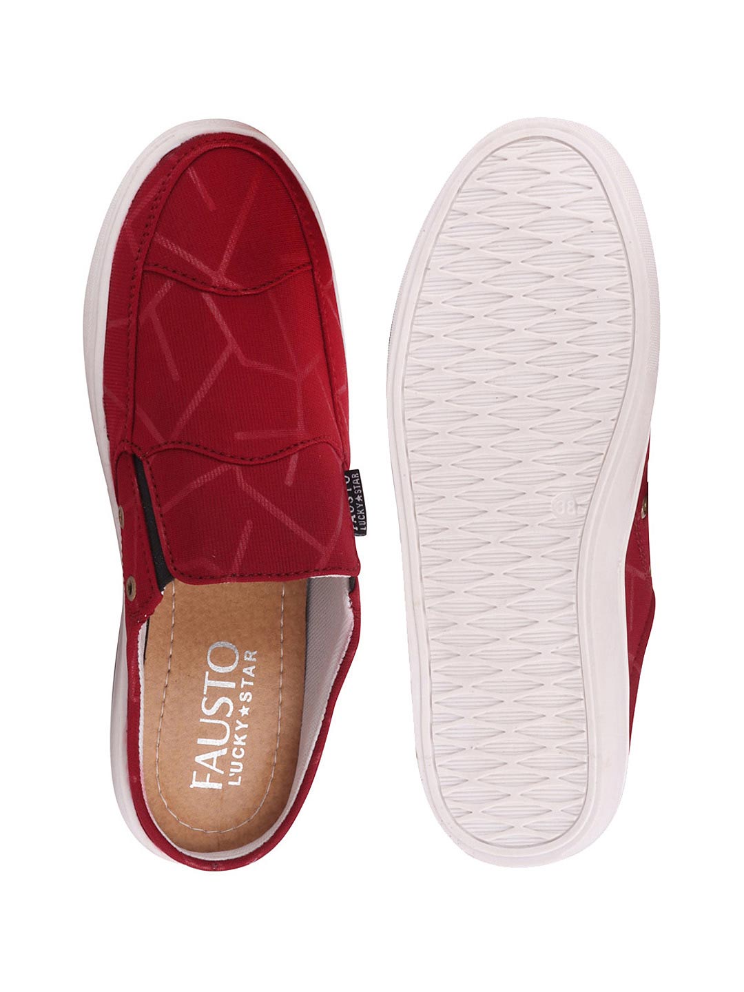 Women Cherry Casual Canvas Slip-On Shoes