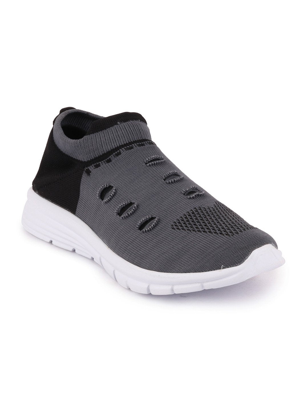 Women Grey Sports Slip-On Walking Shoes