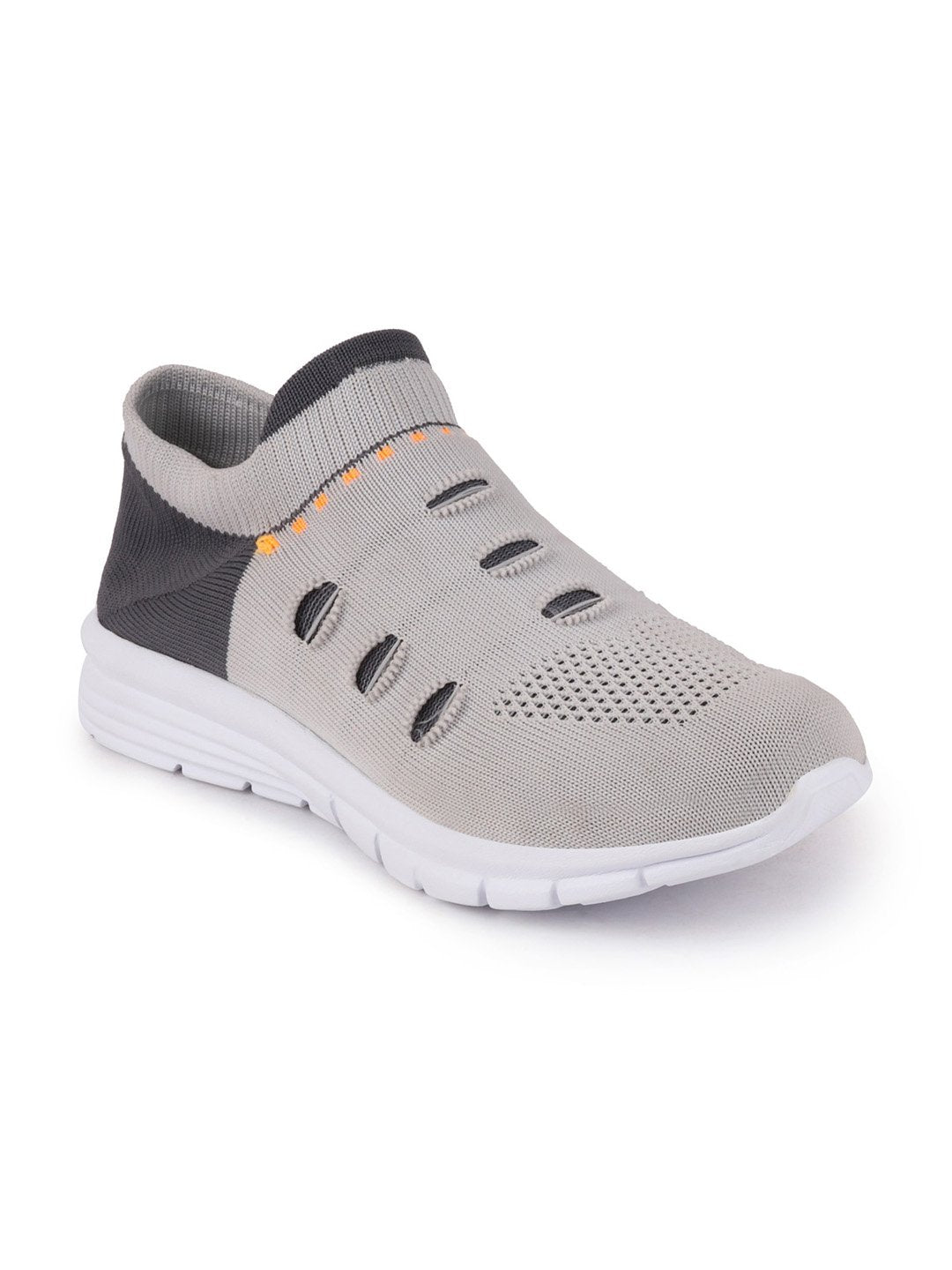 Women Grey Sports Slip-On Walking Shoes