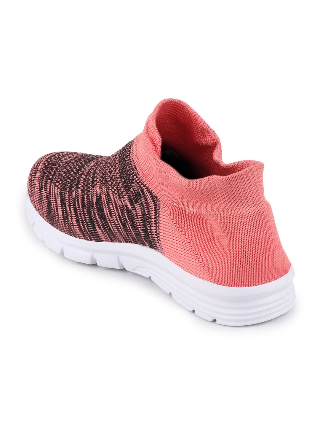 Women Peach Sports Slip-On Walking Shoes