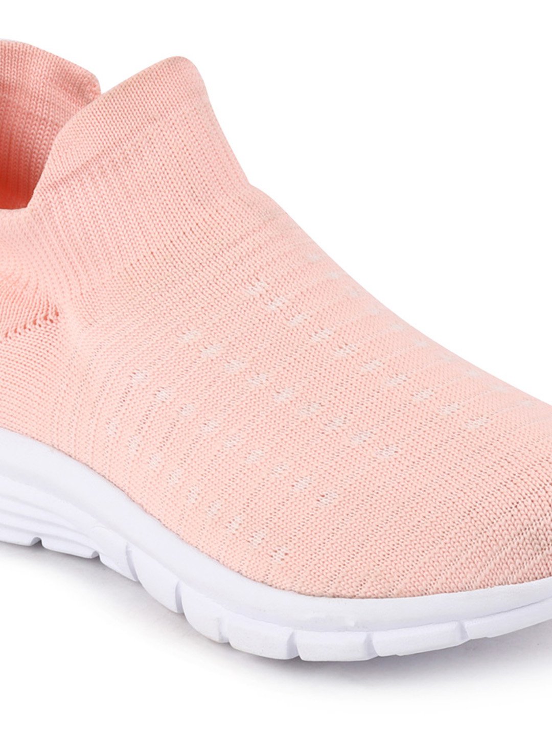 Women Pink Sports Slip-On Walking Shoes