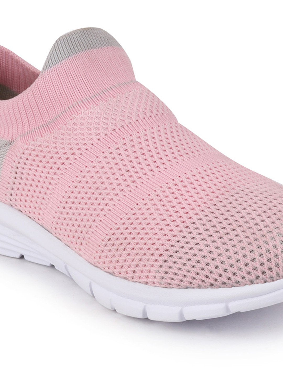 Women Pink Sports Slip-On Walking Shoes