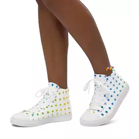 Women’s LGBTQ/Pride High Top Canvas Shoes