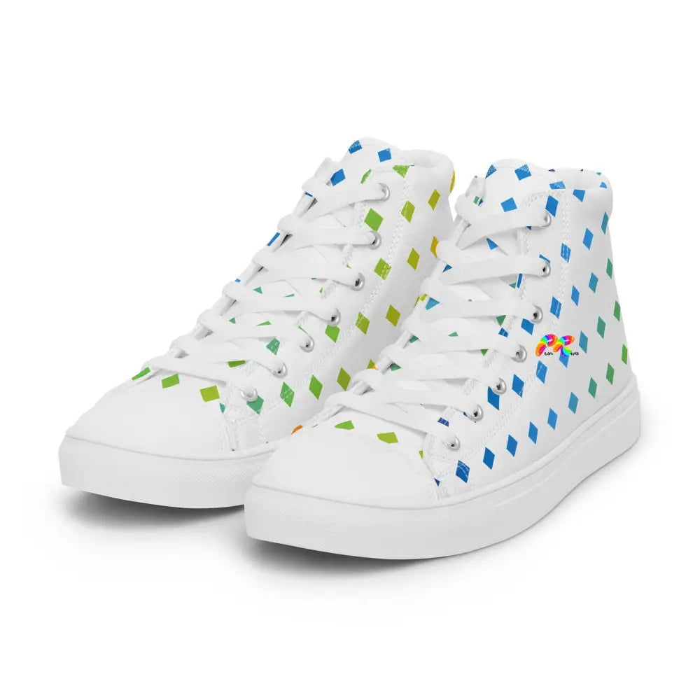 Women’s LGBTQ/Pride High Top Canvas Shoes