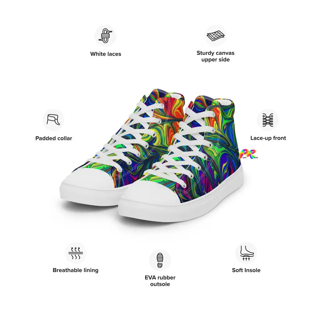 Women’s Pride Paint Canvas Shoes