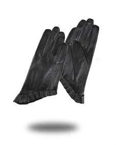 Women's Winter Warm Genuine Goatskin Thin Lining Soft Driving Gloves