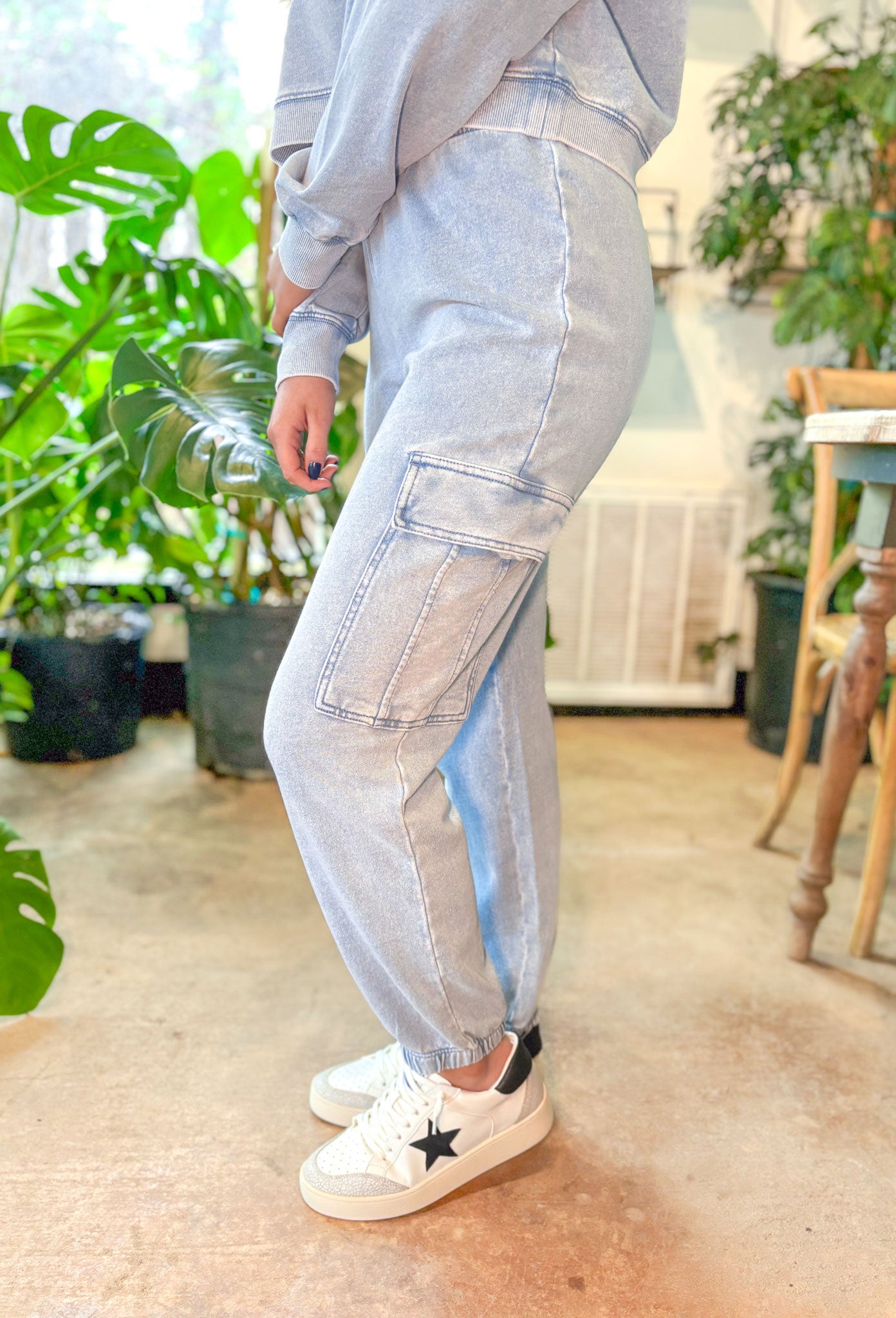 Z SUPPLY Tempo Knit Denim Jogger